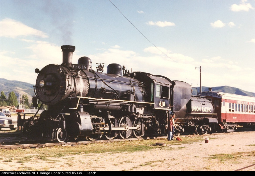 Tourist train at the station